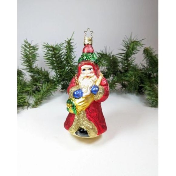 Inge Glas 'Santa's Woodland Travels' Retired Old World Christmas Ornament - Picture 1 of 6